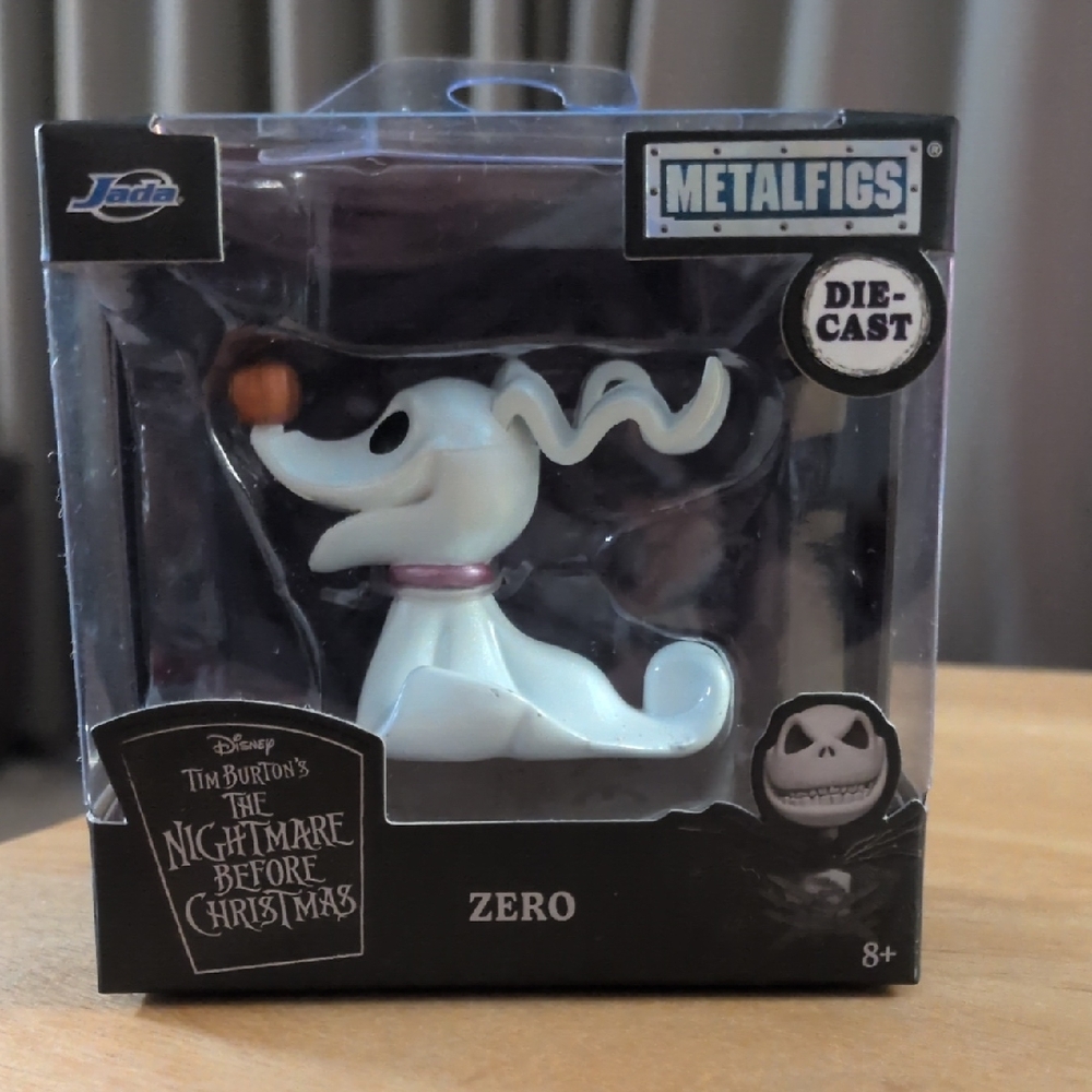 Zero From Night Before Christmas Metal Fig